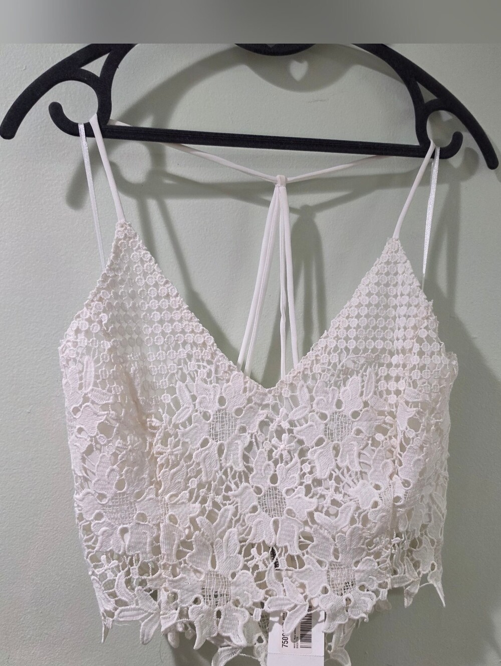 ASTR White Crochet Lace Camisole SM - Picture 3 of 9